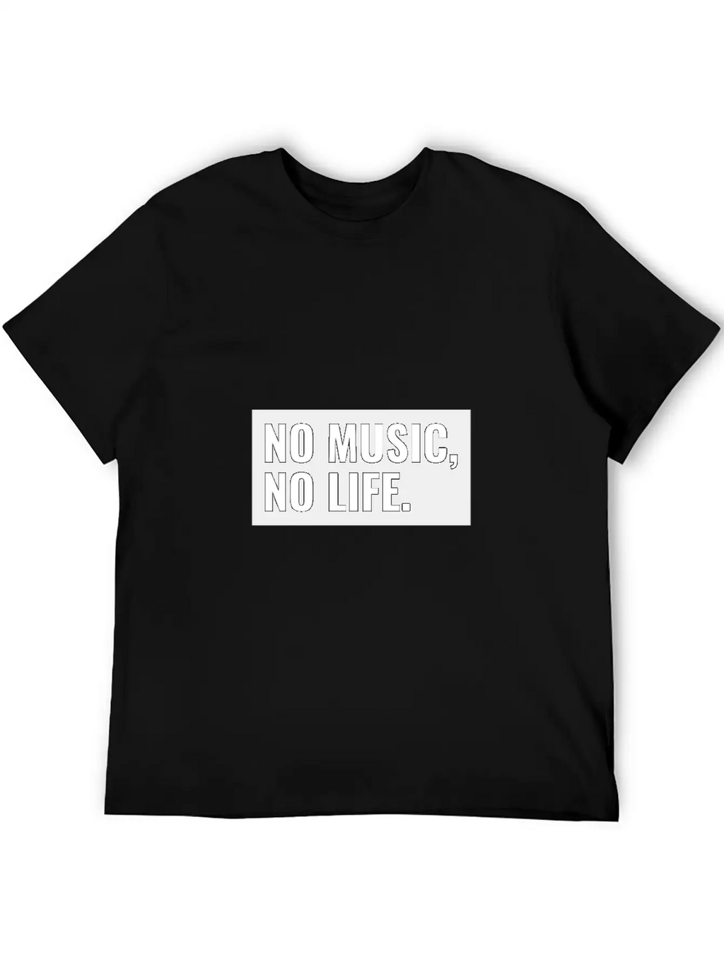 No Music No Life Funny Music Lover Gift Musical Al Stylish Everyday T-Shirt – Unisex Basic Cotton Tee