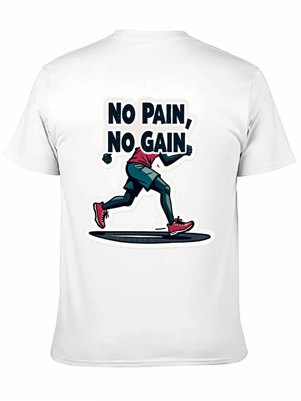 No Pain No Pain Unisex Short Sleeve Soft Cotton T-Shirt – Casual Everyday Wear