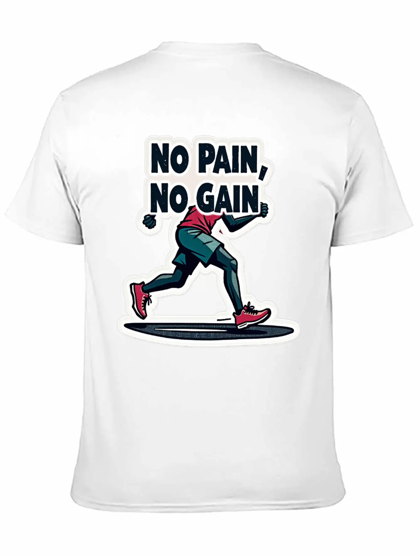No Pain No Pain Unisex Short Sleeve Soft Cotton T-Shirt – Casual Everyday Wear