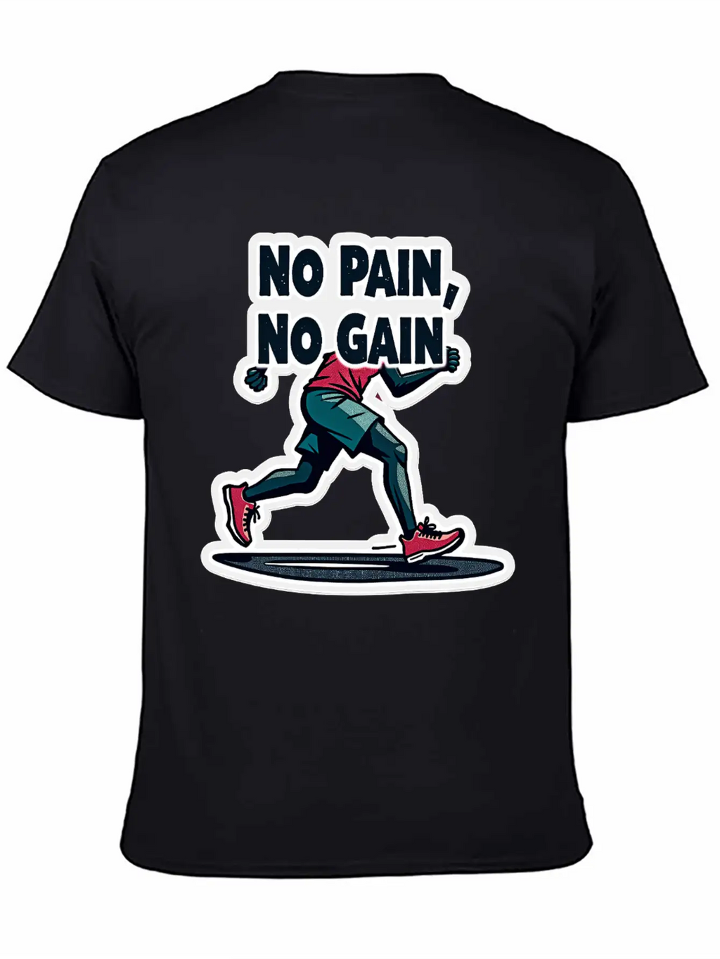 No Pain No Pain Unisex Short Sleeve Soft Cotton T-Shirt – Casual Everyday Wear