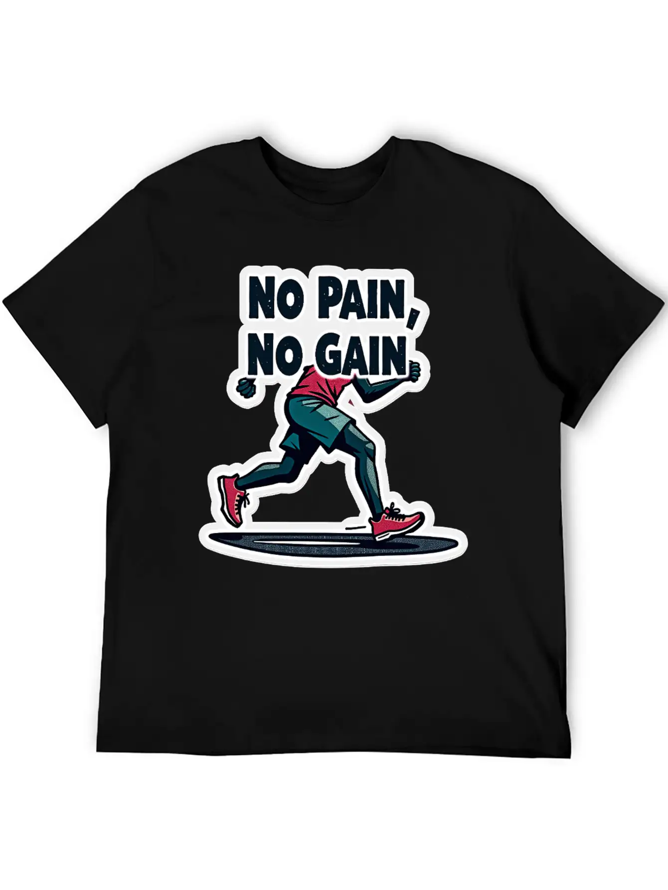 No Pain No Pain Unisex Short Sleeve Soft Cotton T-Shirt – Casual Everyday Wear