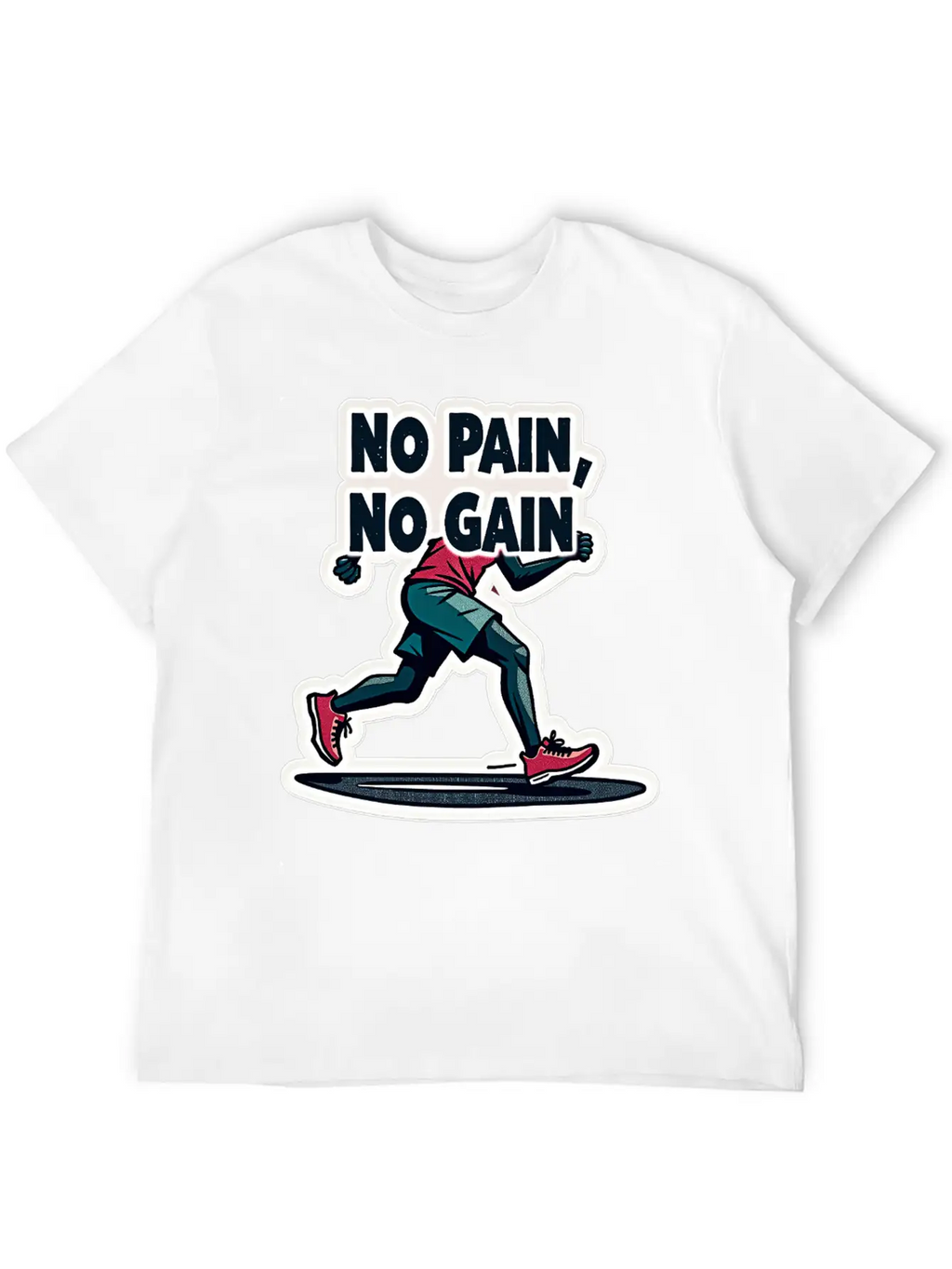 No Pain No Pain Unisex Short Sleeve Soft Cotton T-Shirt – Casual Everyday Wear
