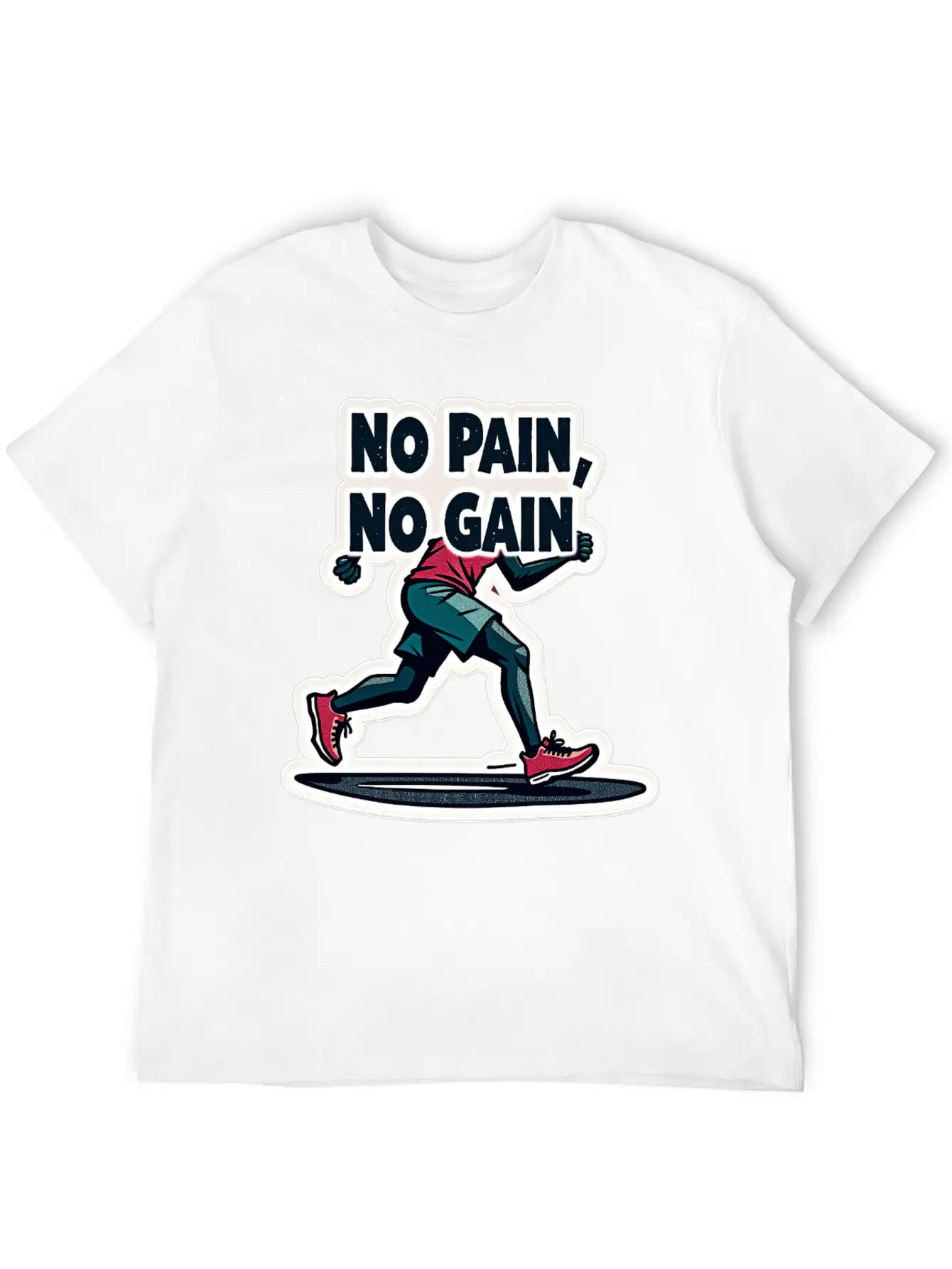 No Pain No Pain Unisex Short Sleeve Soft Cotton T-Shirt – Casual Everyday Wear
