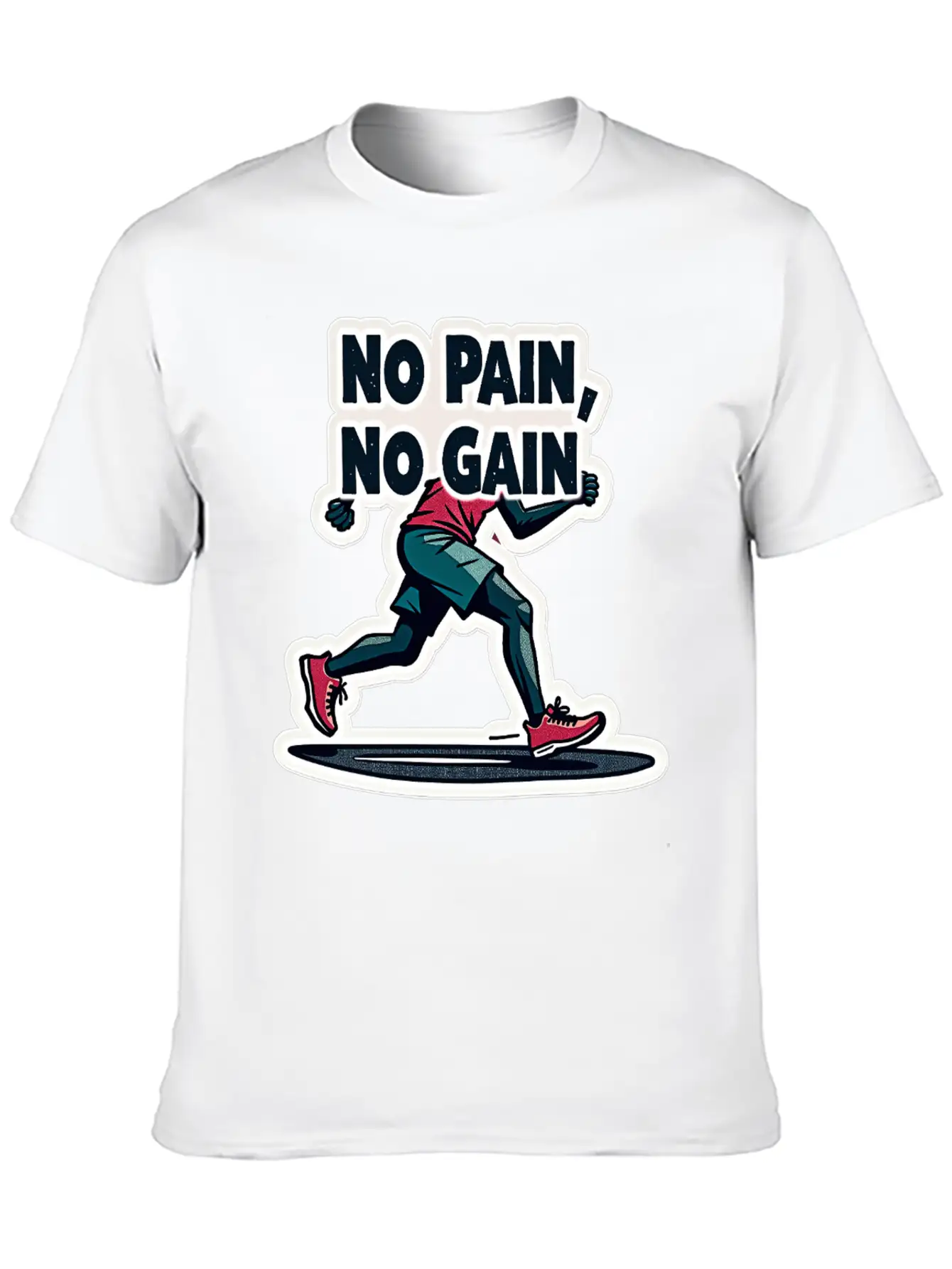 No Pain No Pain Unisex Short Sleeve Soft Cotton T-Shirt – Casual Everyday Wear