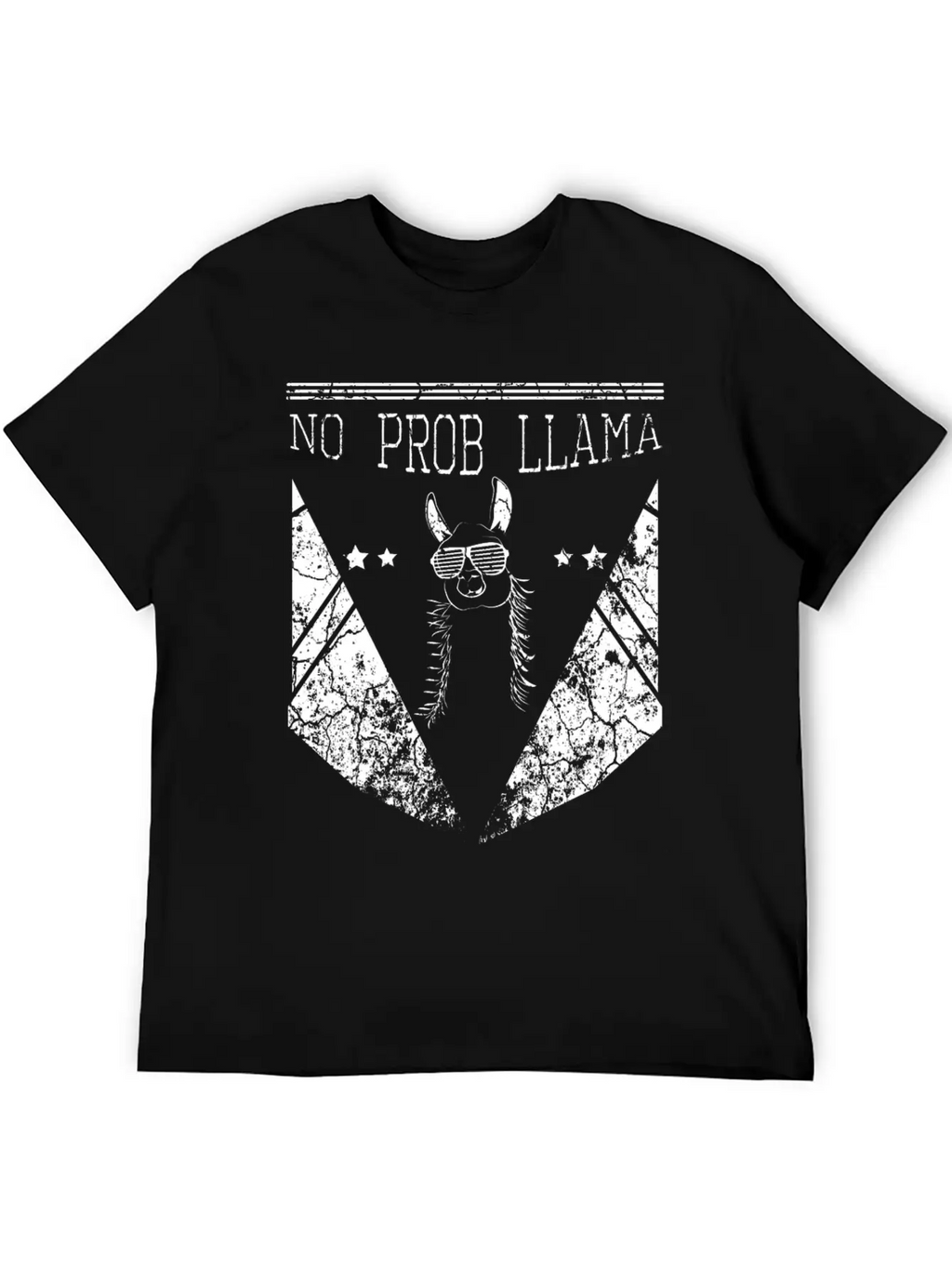 No Problem Llama Relax Chill Alpaca Breathable Soft Cotton T-Shirt – Timeless Casual Look