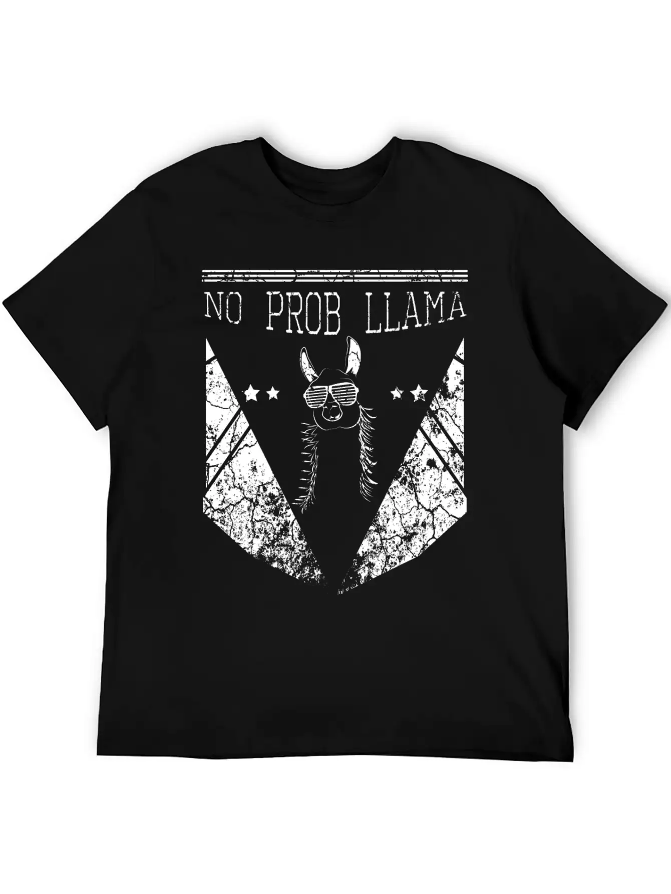 No Problem Llama Relax Chill Alpaca Breathable Soft Cotton T-Shirt – Timeless Casual Look