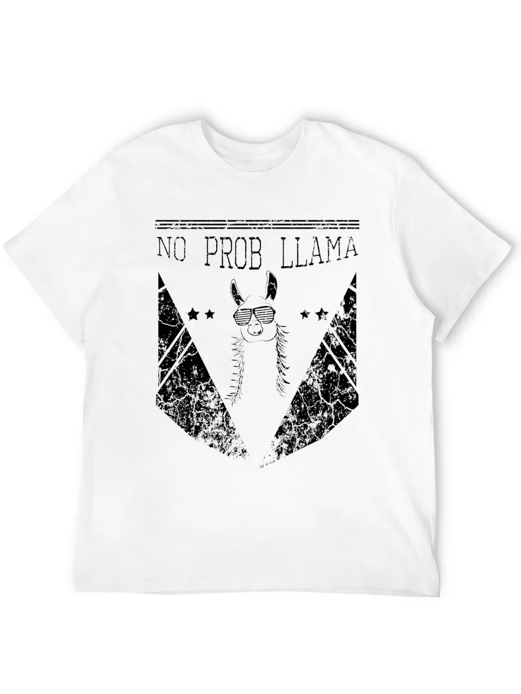 No Problem Llama Relax Chill Alpaca Breathable Soft Cotton T-Shirt – Timeless Casual Look