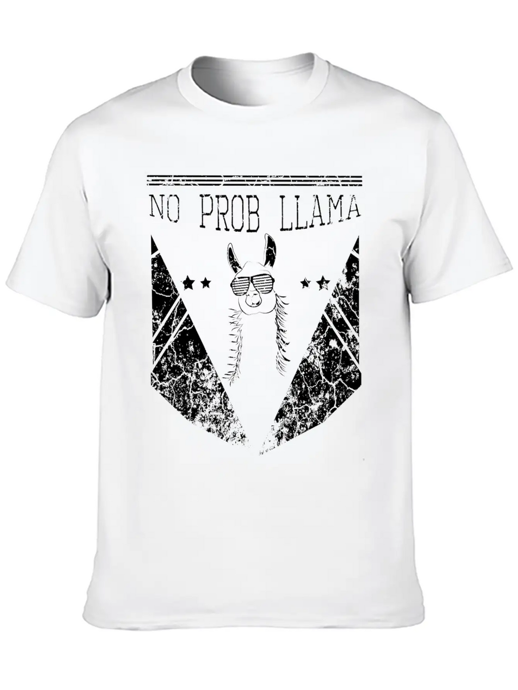 No Problem Llama Relax Chill Alpaca Breathable Soft Cotton T-Shirt – Timeless Casual Look