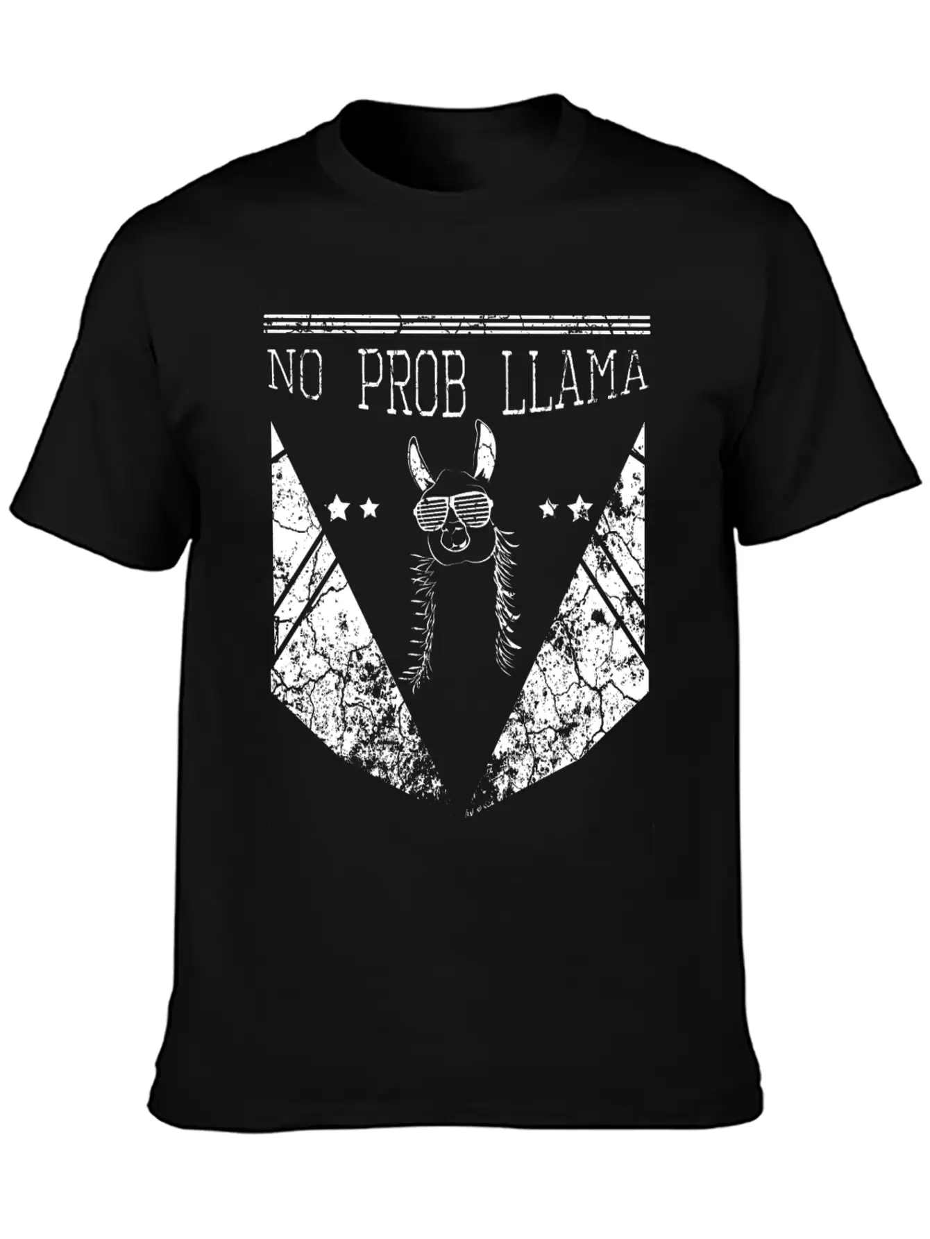 No Problem Llama Relax Chill Alpaca Breathable Soft Cotton T-Shirt – Timeless Casual Look