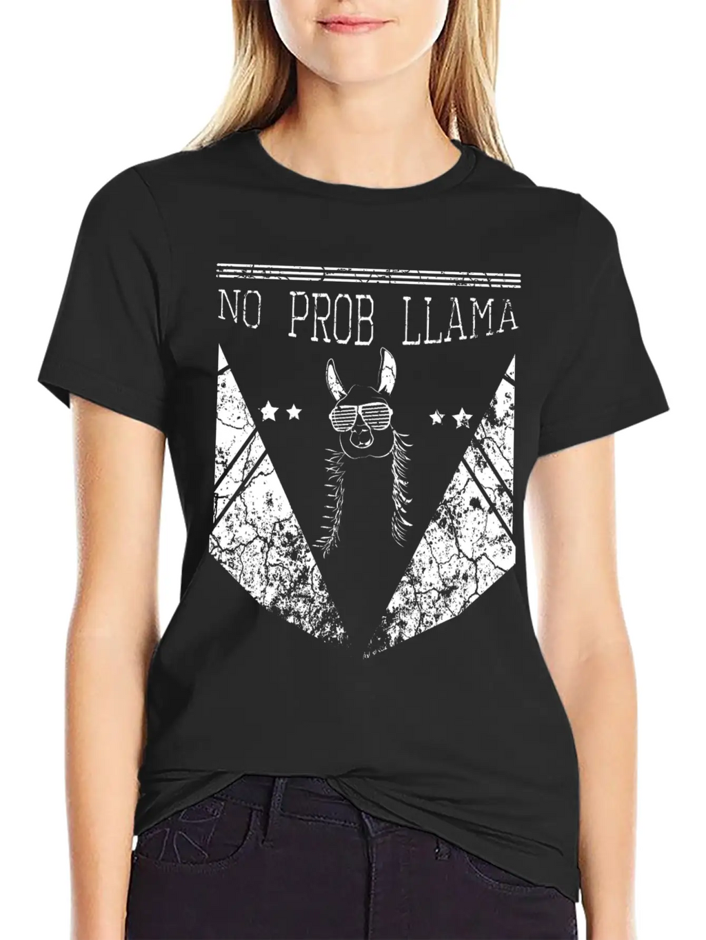 No Problem Llama Relax Chill Alpaca Breathable Soft Cotton T-Shirt – Timeless Casual Look