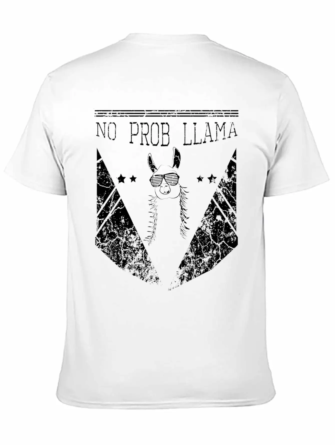 No Problem Llama Relax Chill Alpaca Breathable Soft Cotton T-Shirt – Timeless Casual Look