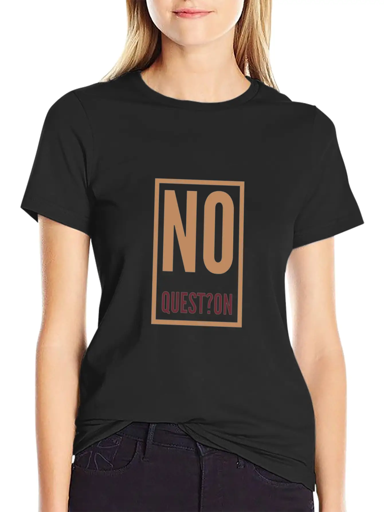 No Question Casual Graphic T-Shirt – Simple And Comfortable Daily Wear