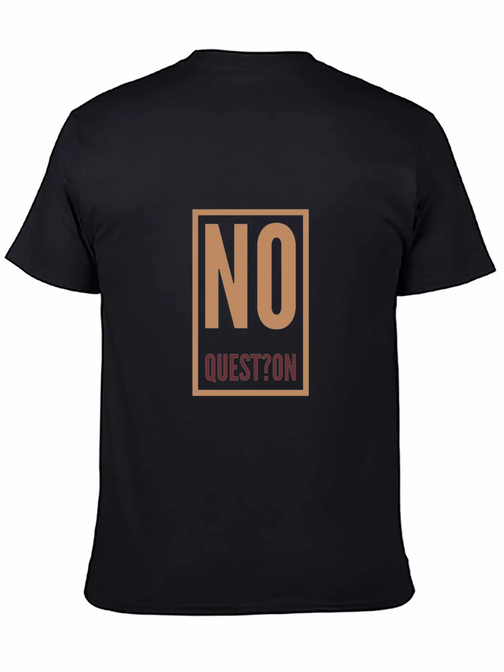 No Question Casual Graphic T-Shirt – Simple And Comfortable Daily Wear