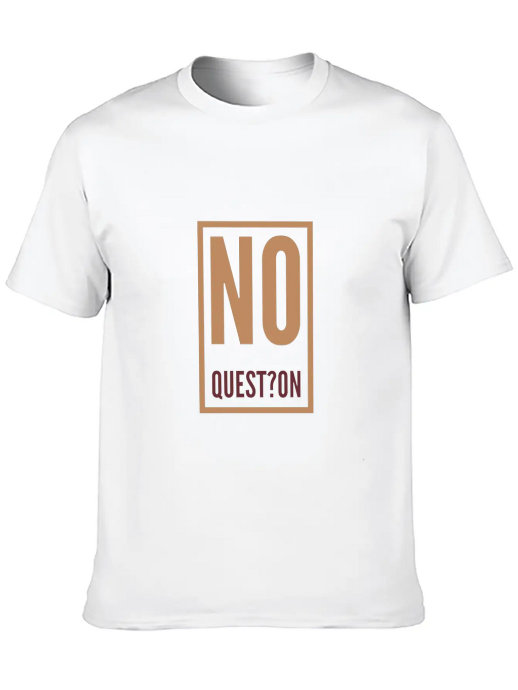 No Question Casual Graphic T-Shirt – Simple And Comfortable Daily Wear