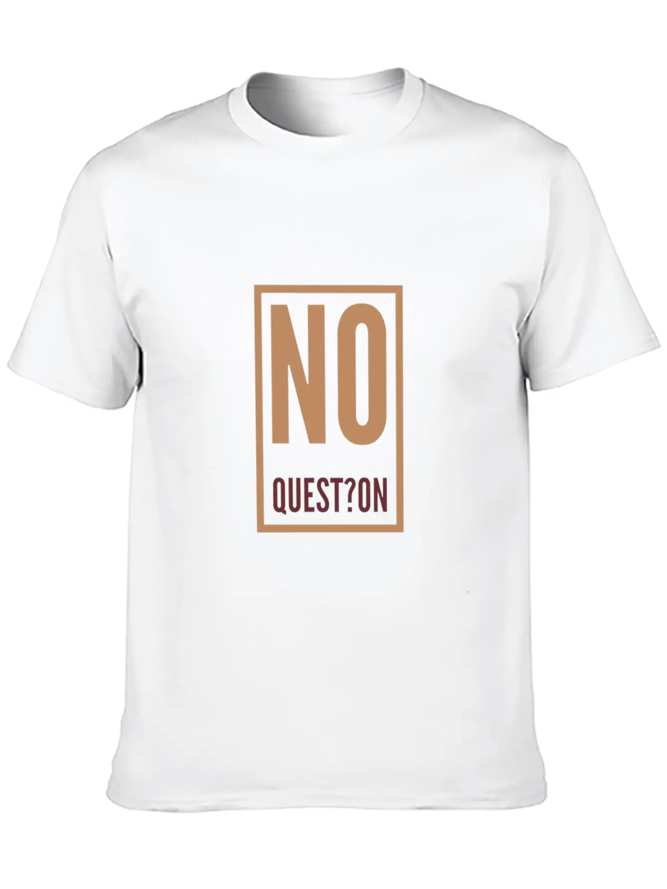 No Question Casual Graphic T-Shirt – Simple And Comfortable Daily Wear