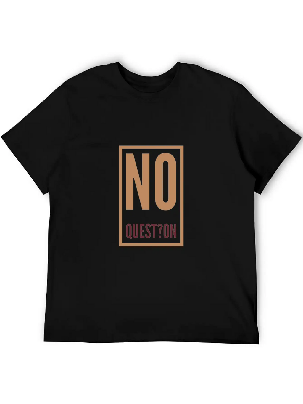 No Question Casual Graphic T-Shirt – Simple And Comfortable Daily Wear