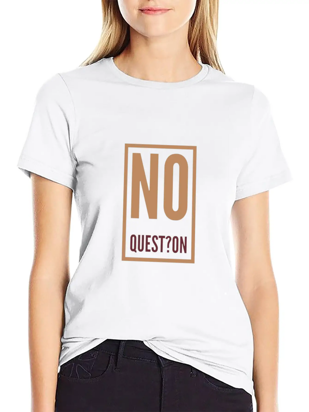 No Question Casual Graphic T-Shirt – Simple And Comfortable Daily Wear