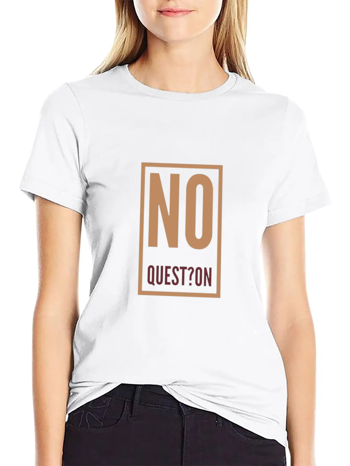 No Question Casual Graphic T-Shirt – Simple And Comfortable Daily Wear