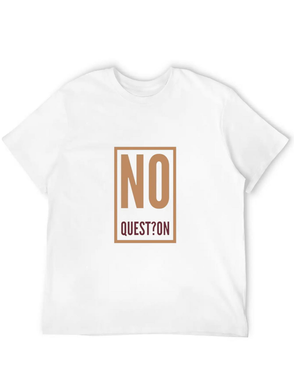 No Question Casual Graphic T-Shirt – Simple And Comfortable Daily Wear