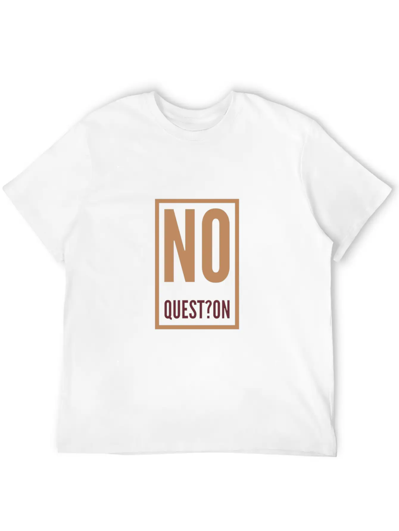 No Question Casual Graphic T-Shirt – Simple And Comfortable Daily Wear