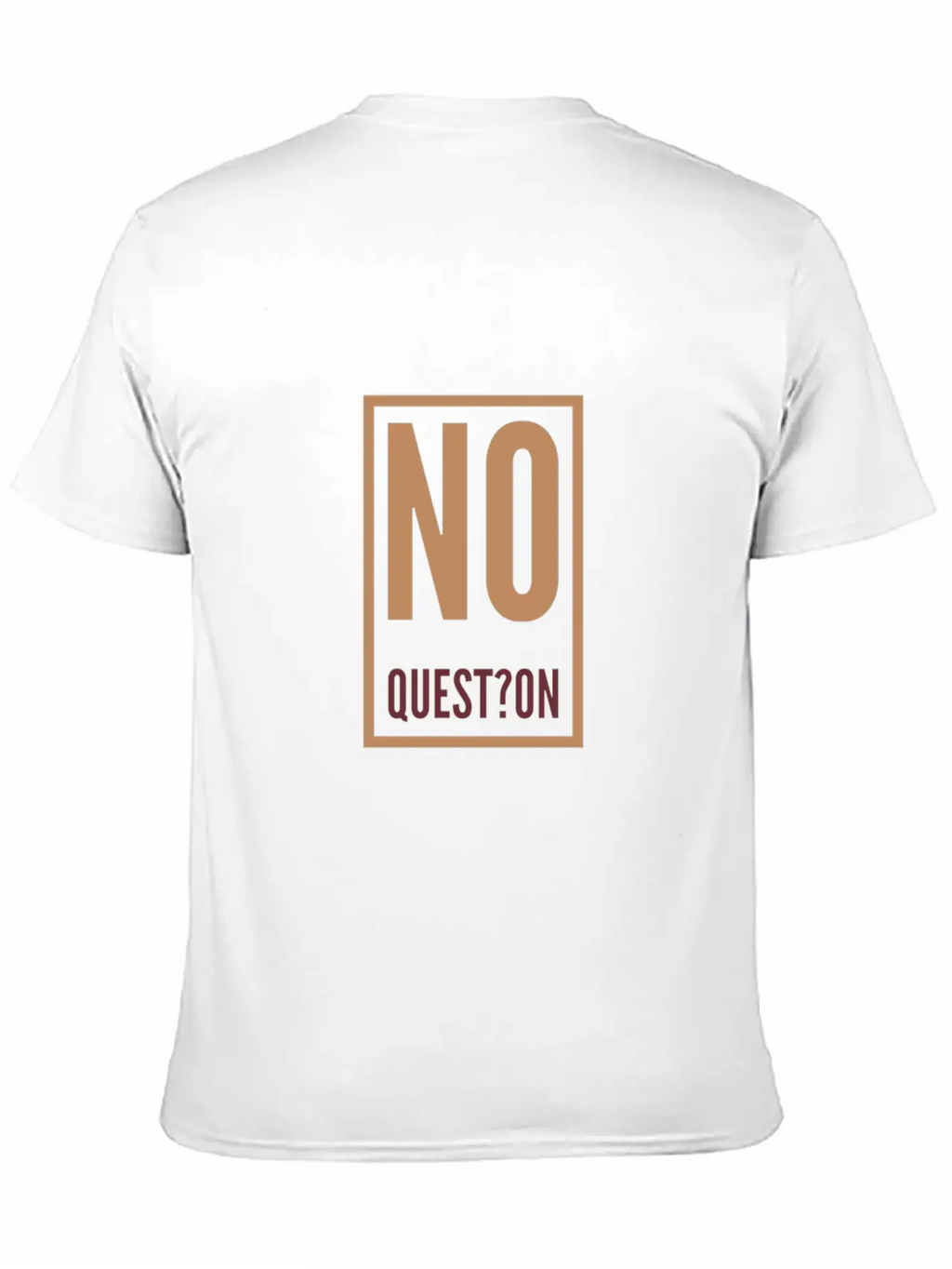 No Question Casual Graphic T-Shirt – Simple And Comfortable Daily Wear