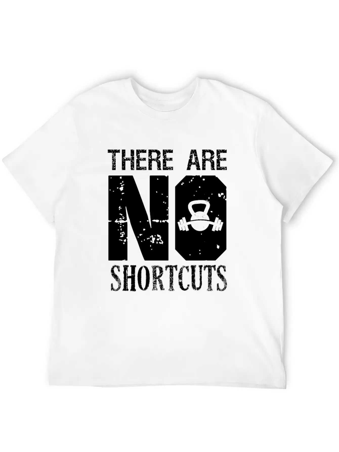 No Shortcuts Unisex Casual T-Shirt – Clean Design For Daily Comfort