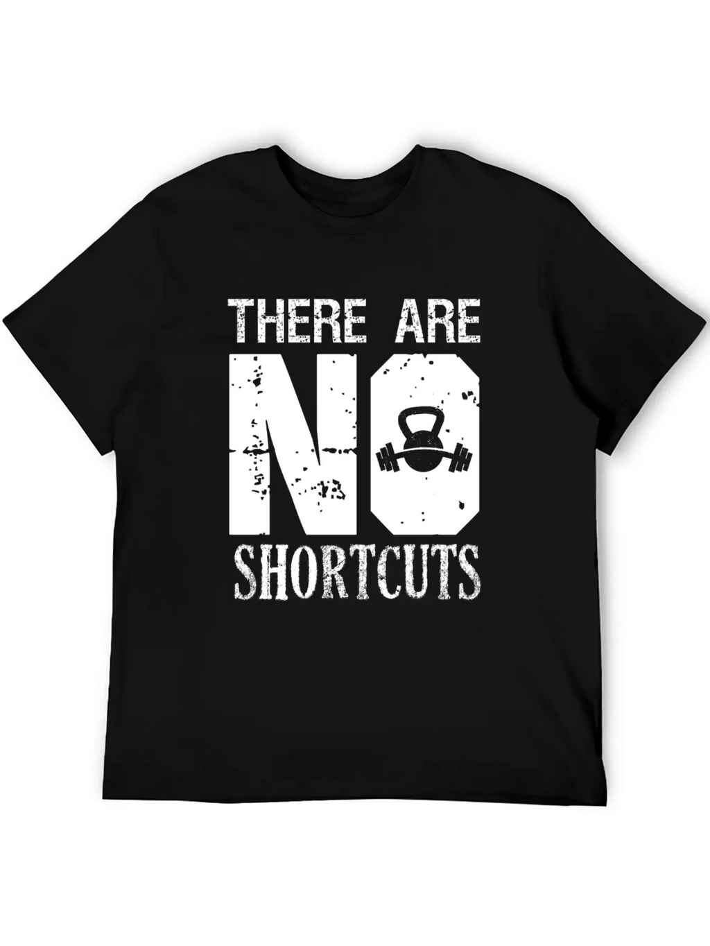 No Shortcuts Unisex Casual T-Shirt – Clean Design For Daily Comfort