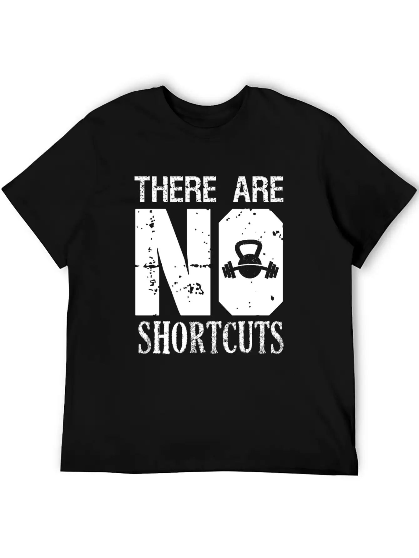 No Shortcuts Unisex Casual T-Shirt – Clean Design For Daily Comfort