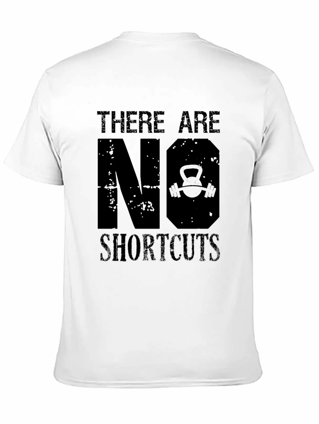 No Shortcuts Unisex Casual T-Shirt – Clean Design For Daily Comfort