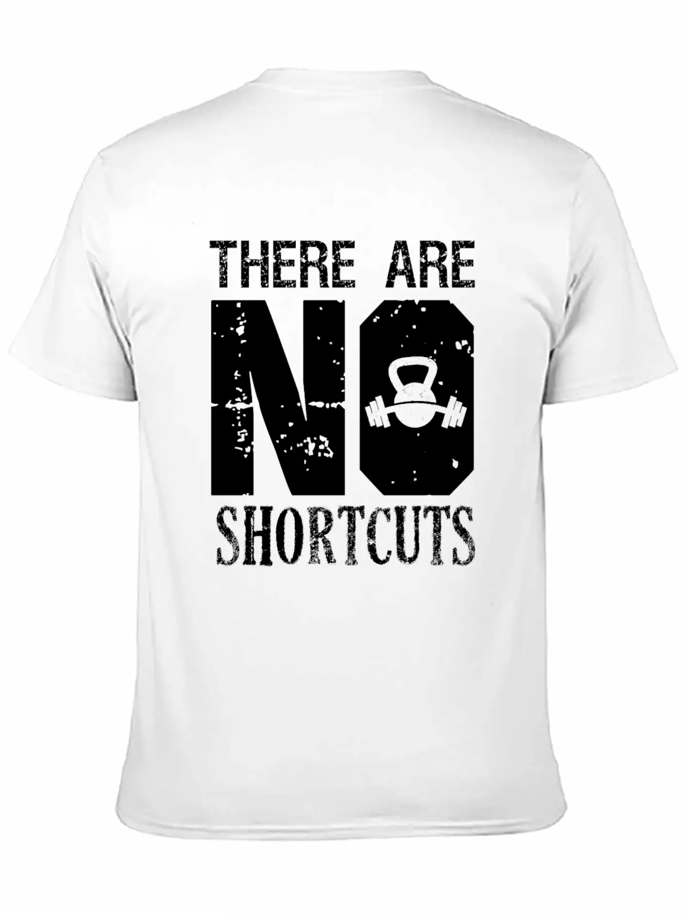 No Shortcuts Unisex Casual T-Shirt – Clean Design For Daily Comfort