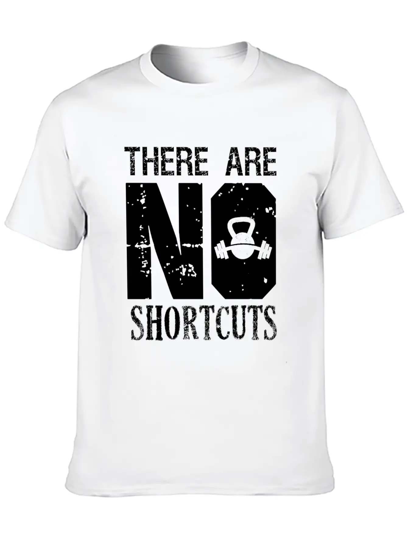 No Shortcuts Unisex Casual T-Shirt – Clean Design For Daily Comfort