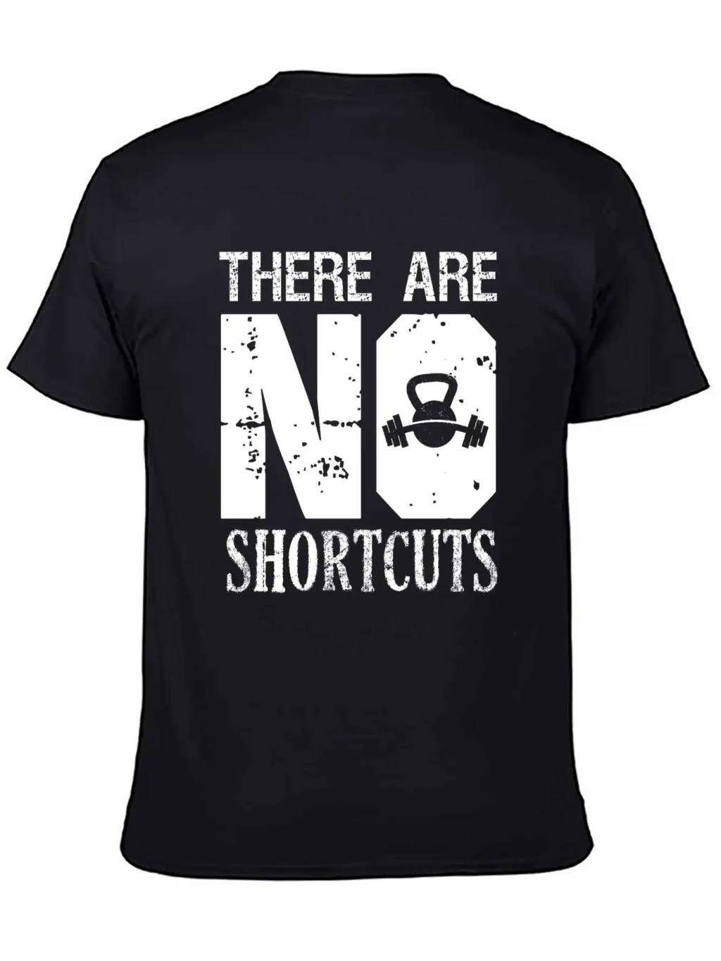 No Shortcuts Unisex Casual T-Shirt – Clean Design For Daily Comfort