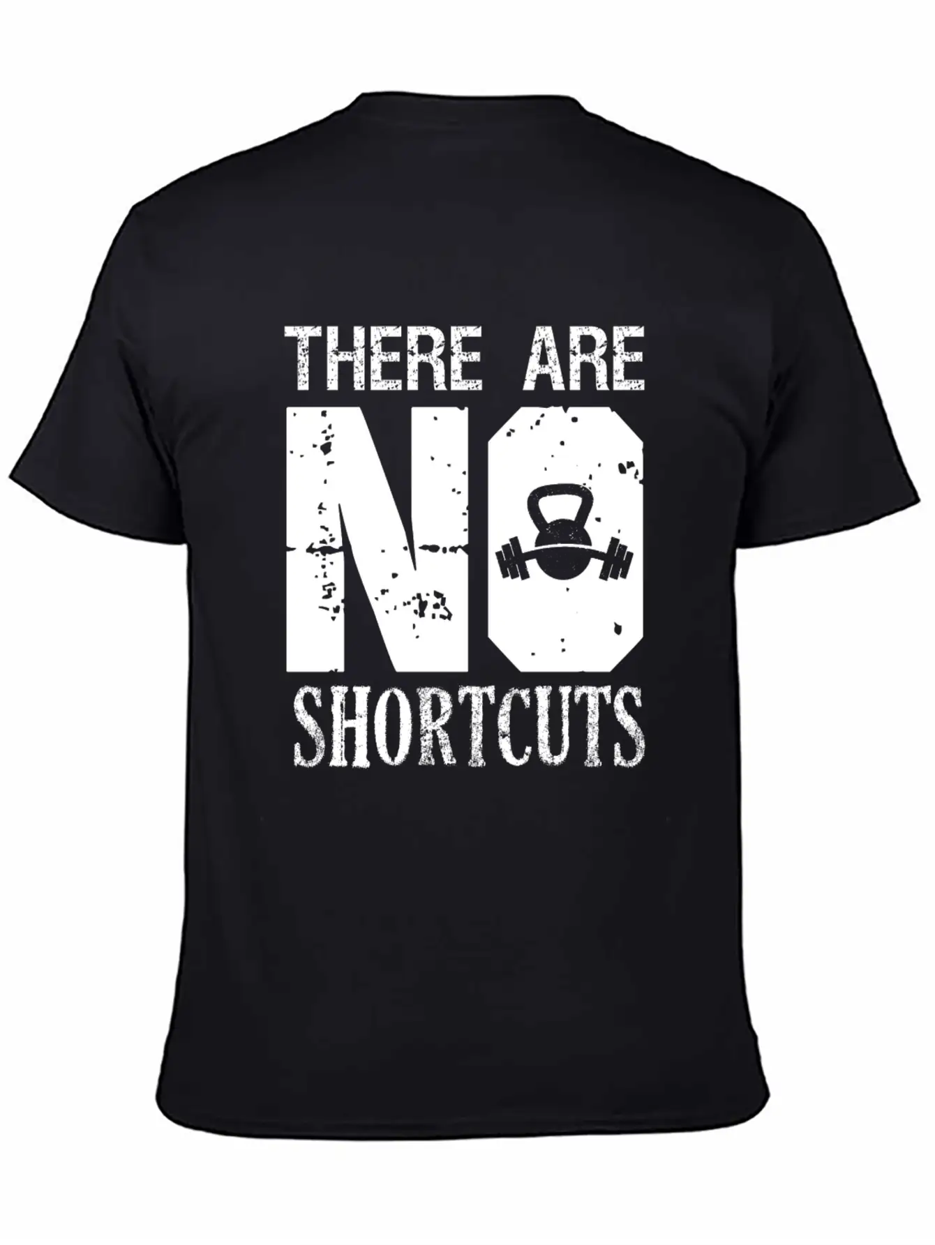 No Shortcuts Unisex Casual T-Shirt – Clean Design For Daily Comfort