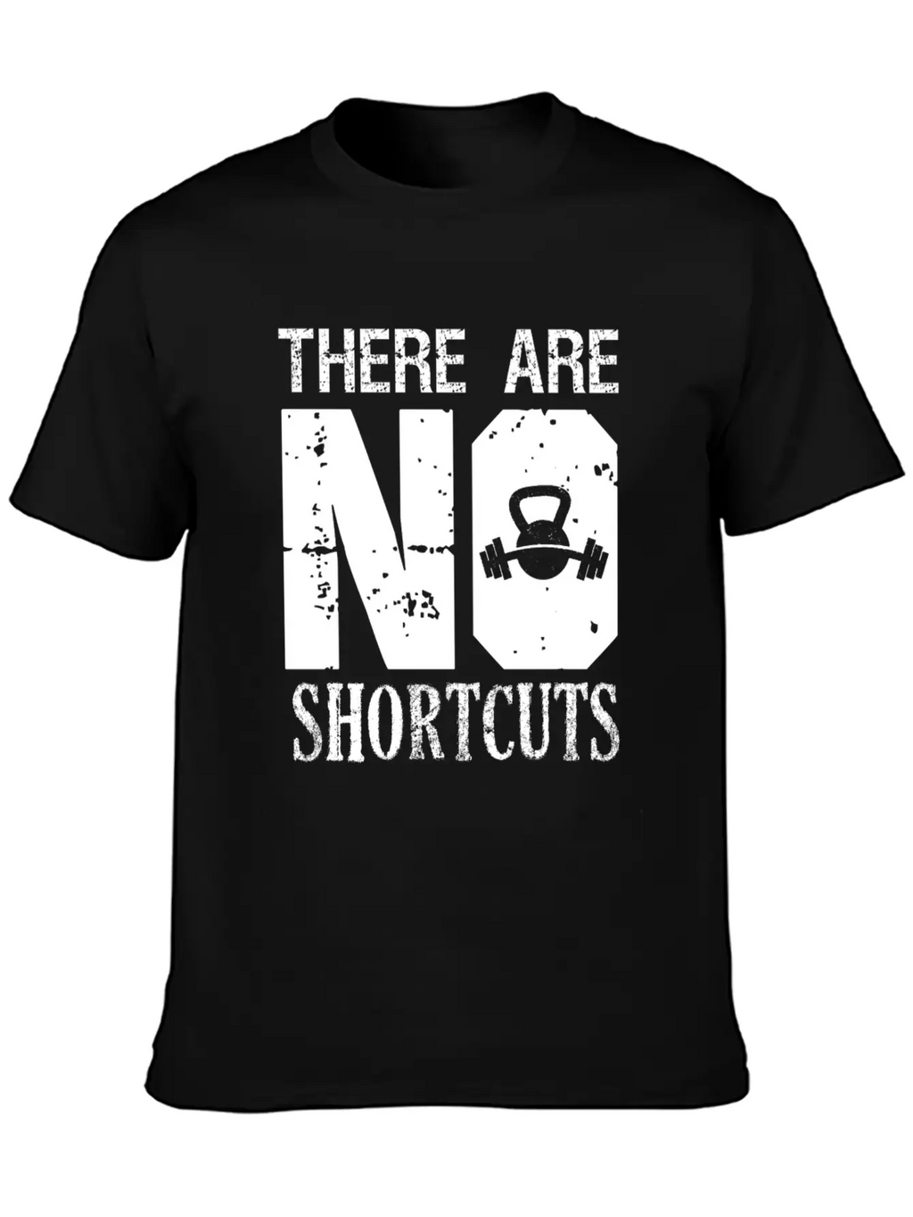 No Shortcuts Unisex Casual T-Shirt – Clean Design For Daily Comfort