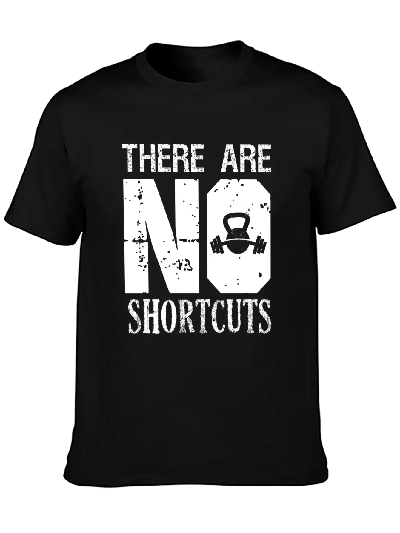 No Shortcuts Unisex Casual T-Shirt – Clean Design For Daily Comfort