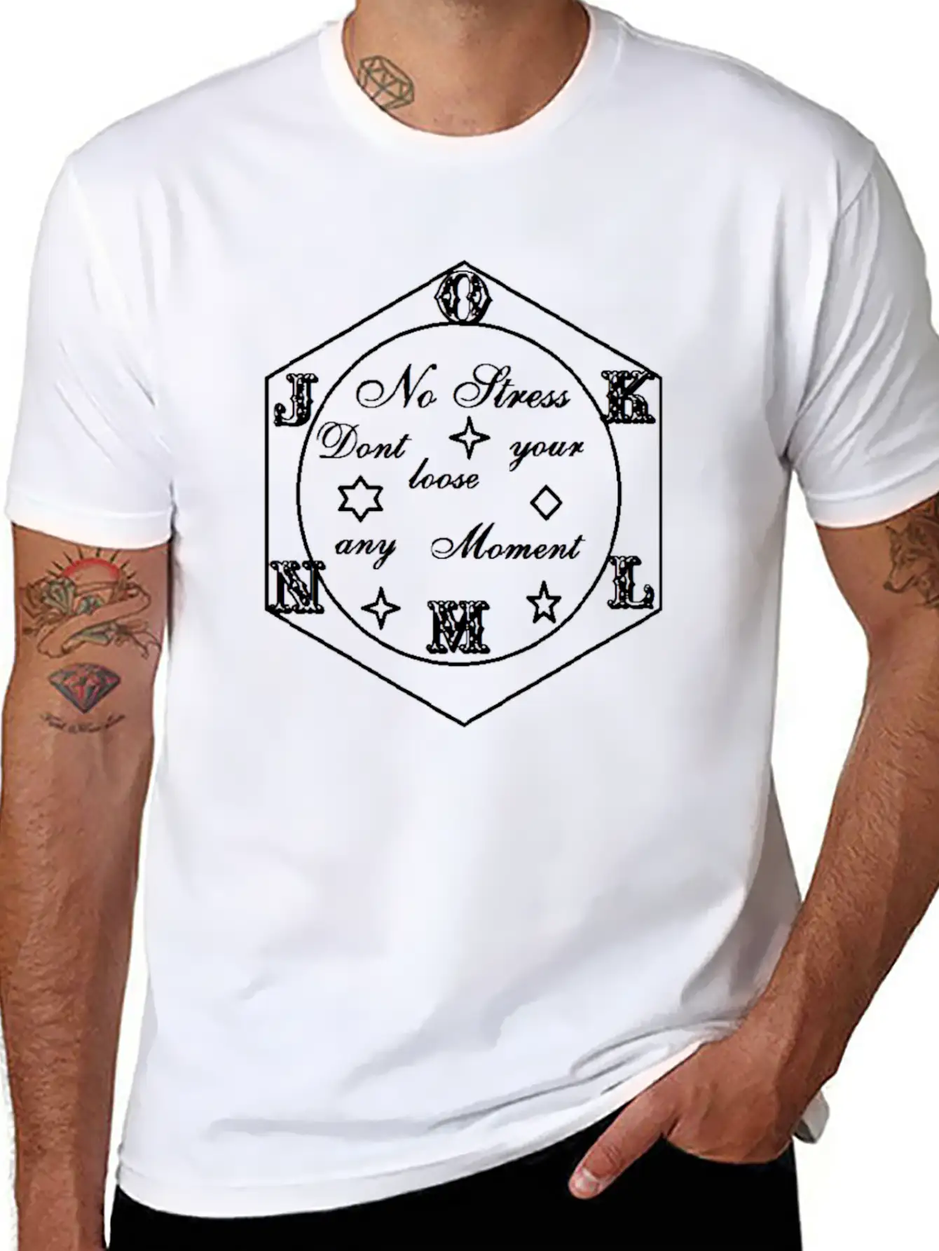 No Stress Breathable Soft Cotton T-Shirt – Timeless Casual Look