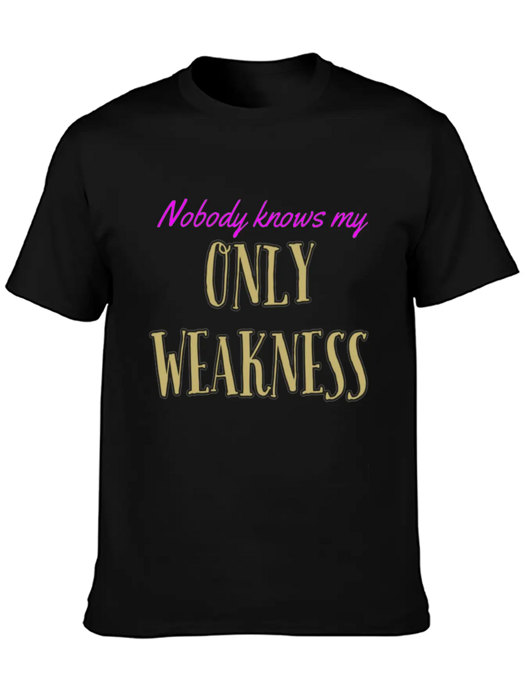 Nobody Knows Sarcastic Essential Cotton Tee For Daily Outfits – Unisex Style