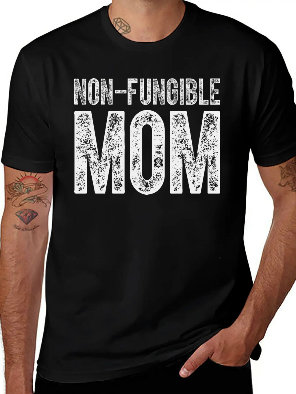 Non-Fungible Mom NFT Crypto Fan Unisex Casual T-Shirt – Clean Design For Daily Comfort