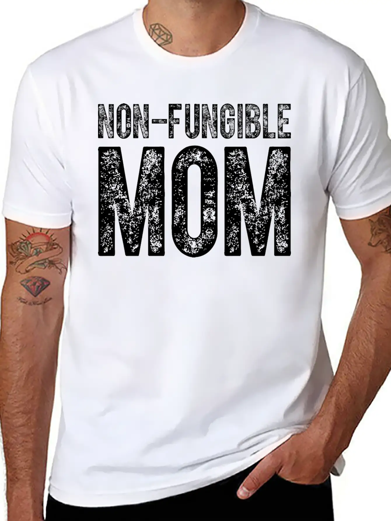 Non-Fungible Mom NFT Crypto Fan Unisex Casual T-Shirt – Clean Design For Daily Comfort