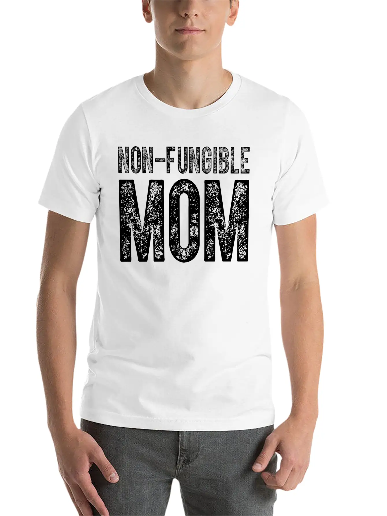 Non-Fungible Mom NFT Crypto Fan Unisex Casual T-Shirt – Clean Design For Daily Comfort
