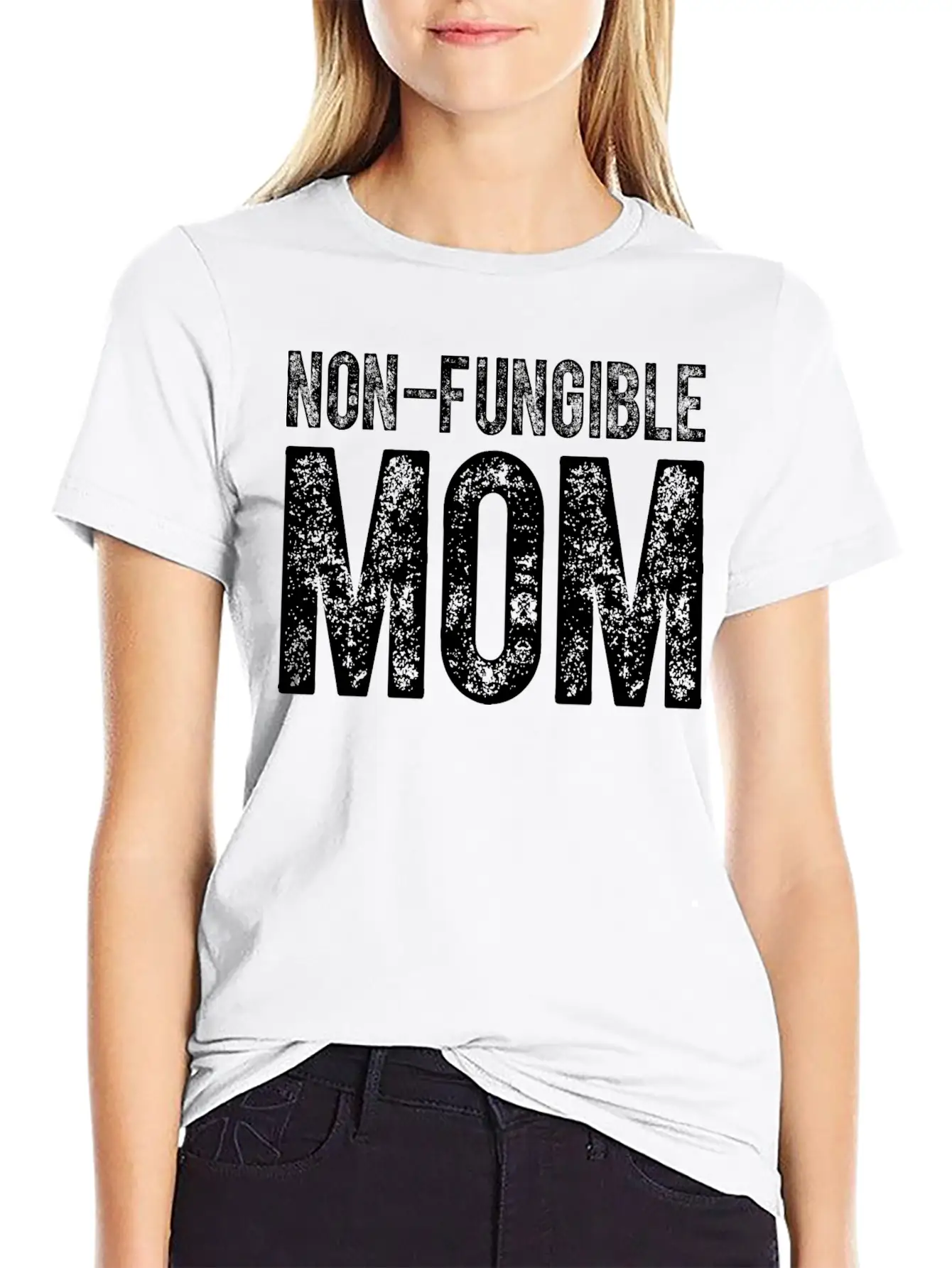 Non-Fungible Mom NFT Crypto Fan Unisex Casual T-Shirt – Clean Design For Daily Comfort