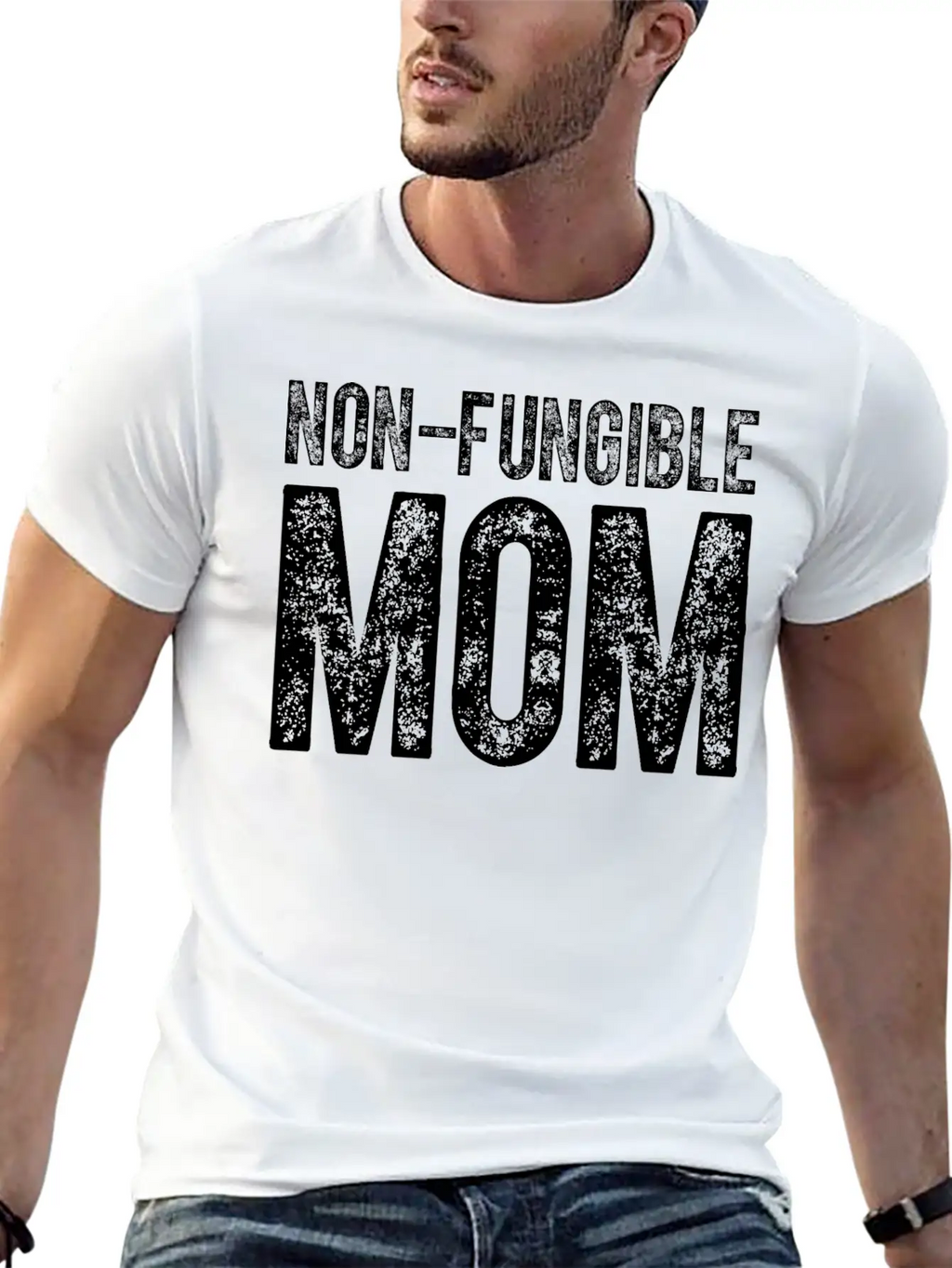 Non-Fungible Mom NFT Crypto Fan Unisex Casual T-Shirt – Clean Design For Daily Comfort