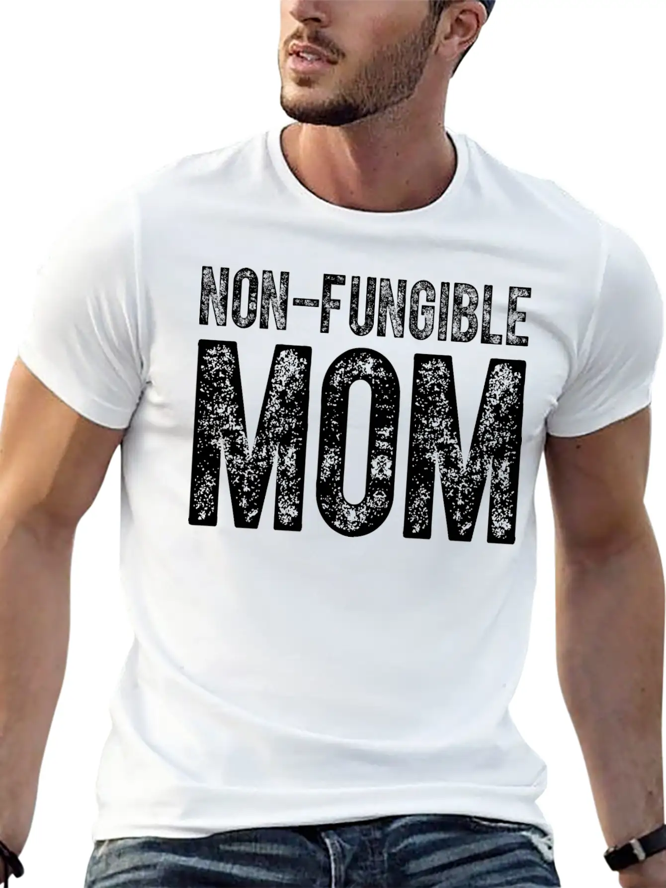 Non-Fungible Mom NFT Crypto Fan Unisex Casual T-Shirt – Clean Design For Daily Comfort