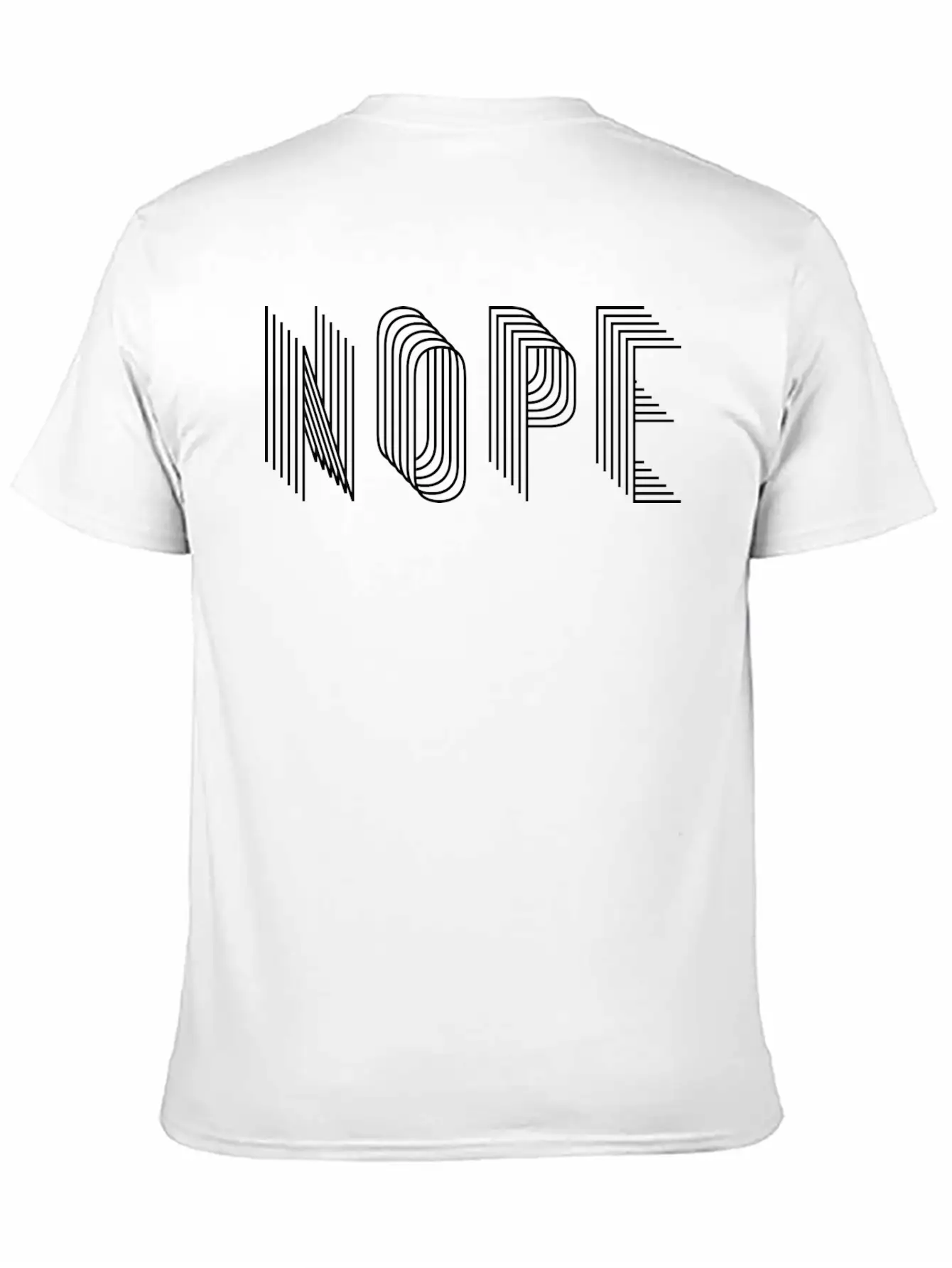 NOPE Essential Cotton Tee For Daily Outfits – Unisex Style