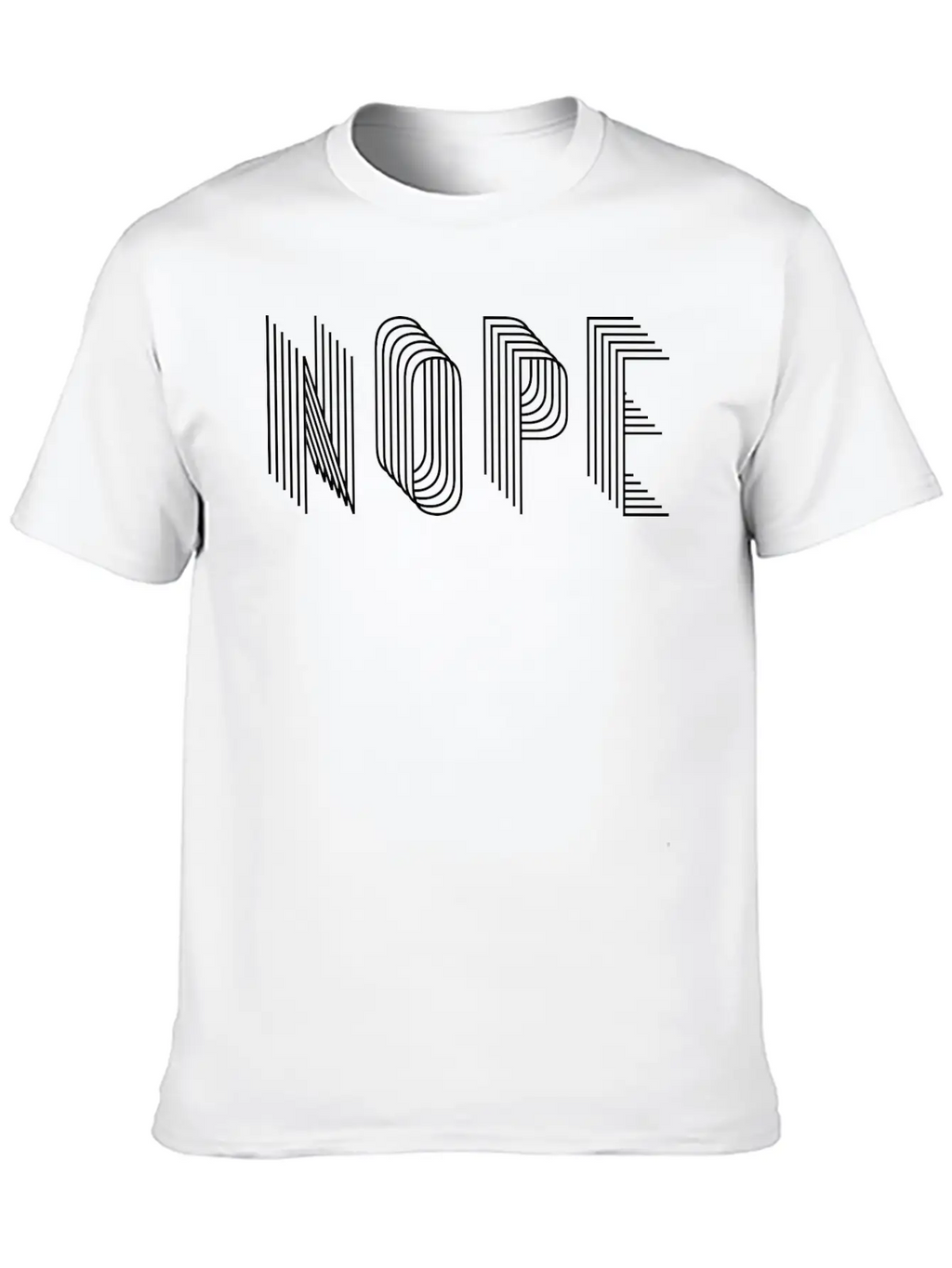 NOPE Essential Cotton Tee For Daily Outfits – Unisex Style