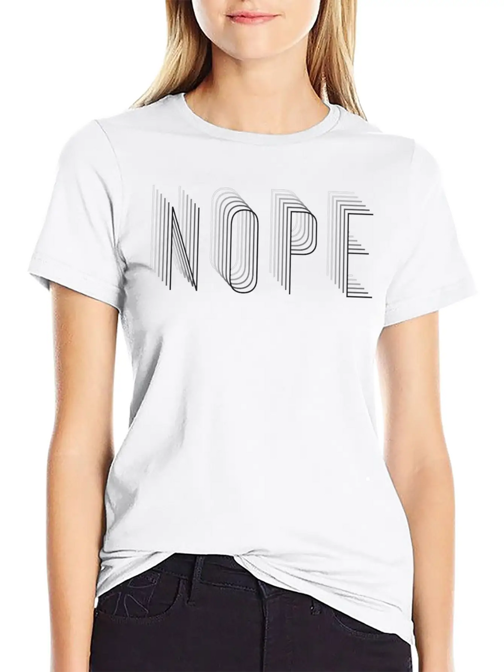 NOPE Stylish Everyday T-Shirt – Unisex Basic Cotton Tee