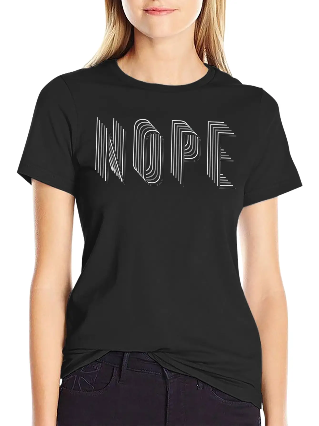NOPE Stylish Everyday T-Shirt – Unisex Basic Cotton Tee