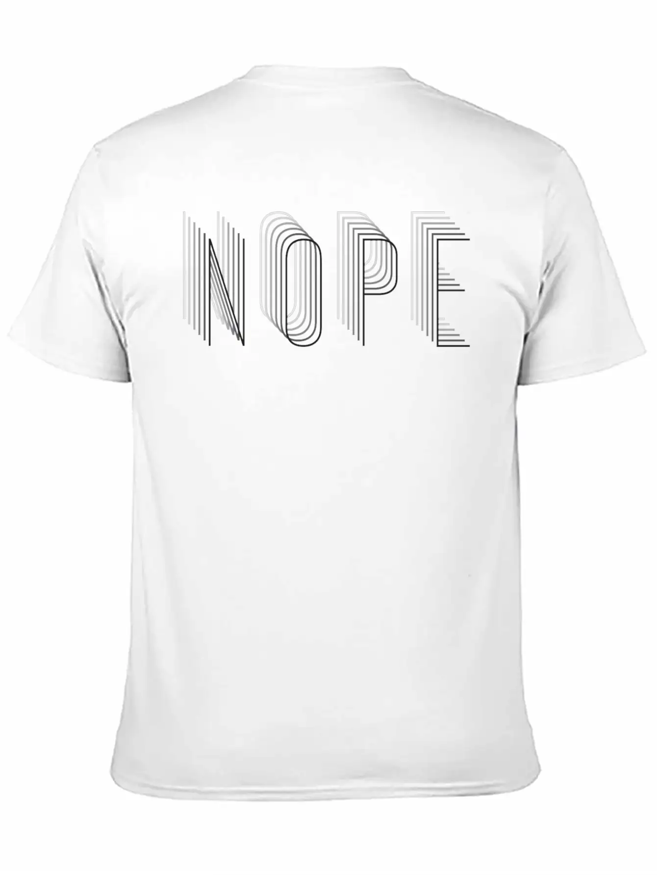 NOPE Stylish Everyday T-Shirt – Unisex Basic Cotton Tee