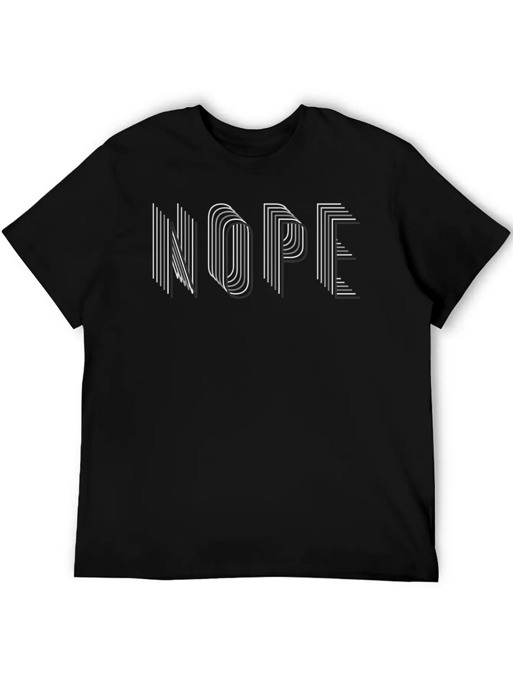 NOPE Stylish Everyday T-Shirt – Unisex Basic Cotton Tee