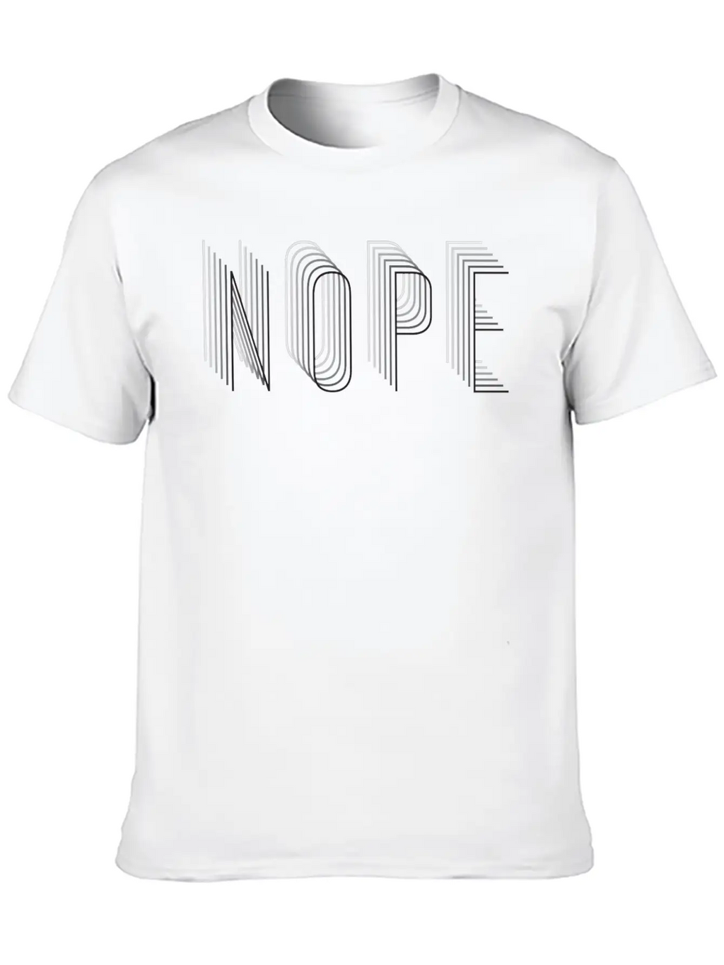 NOPE Stylish Everyday T-Shirt – Unisex Basic Cotton Tee